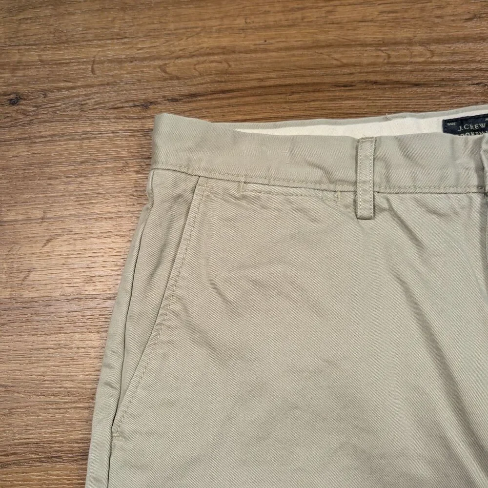 J.Crew 770 Broken In Chino Pants Mens 32x30 Beige Slim Straight Twill Casual